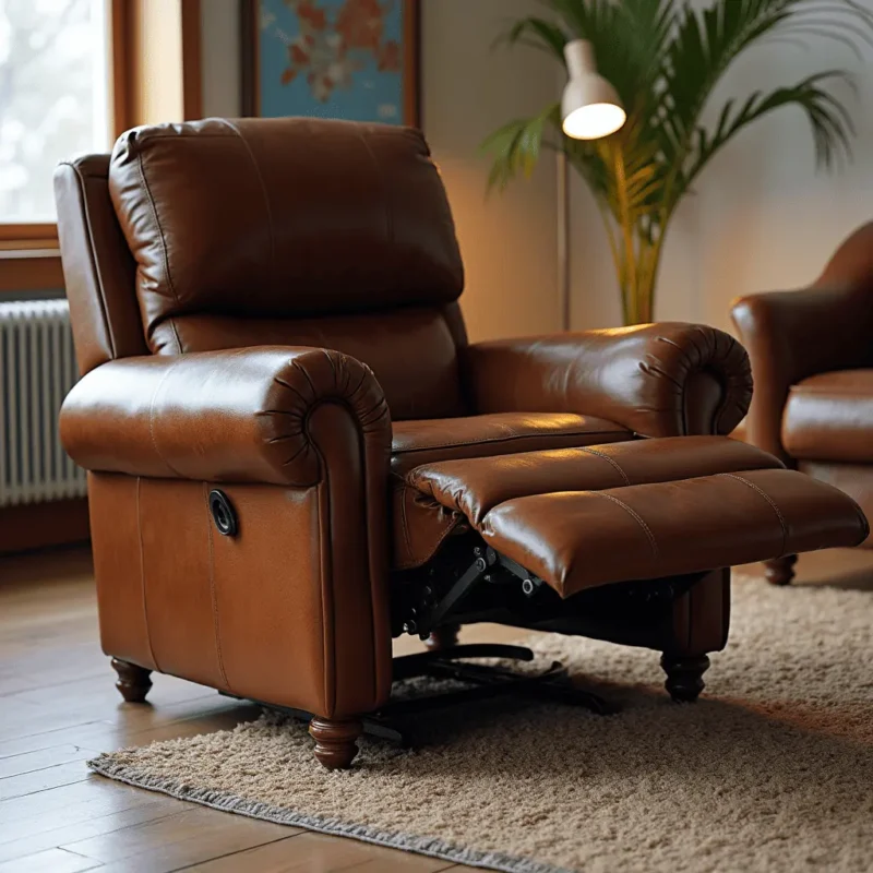 leather recliner couch