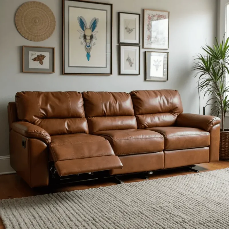 leather recliner couch