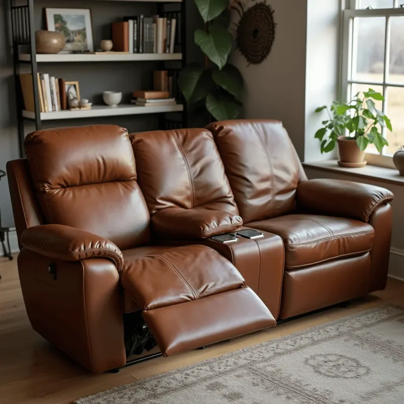 leather recliner couch